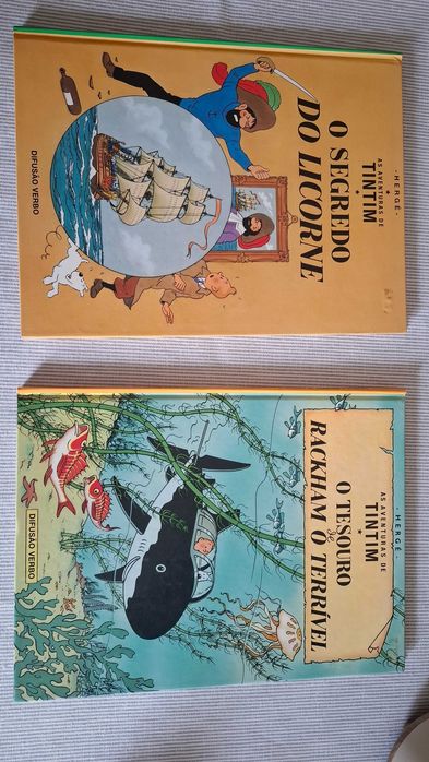 livros de As Aventuras de Tintim