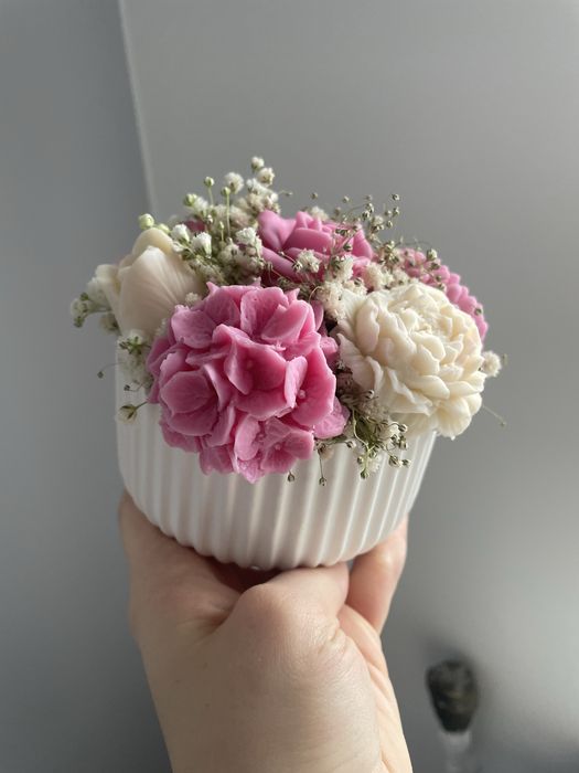 Flowerbox ze świec