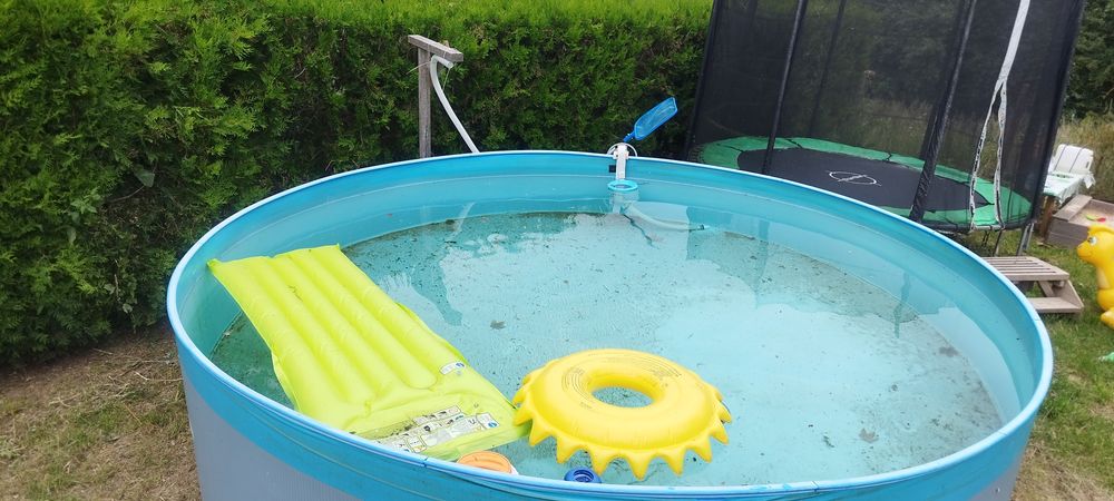 Basen stalowy okrągły 120x360