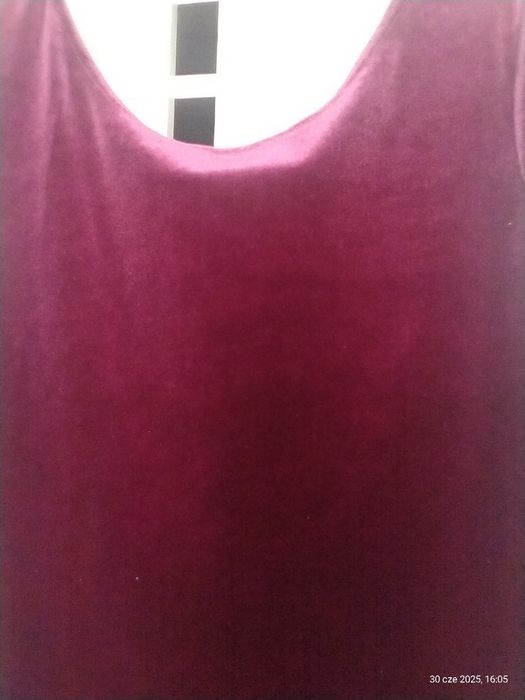 Sukienka piękny fioletowo-bordowy kolor 42