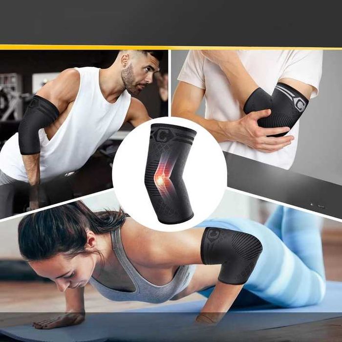 Cambivo Opaska Na Łokieć Tenisisty Golfisty 2Szt Kompresyjna L