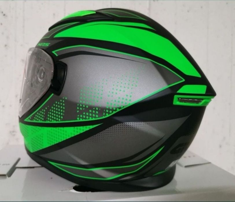 Capacete Givi 50.6 Stoccarda Follow Titanium Green ( NOVOS )