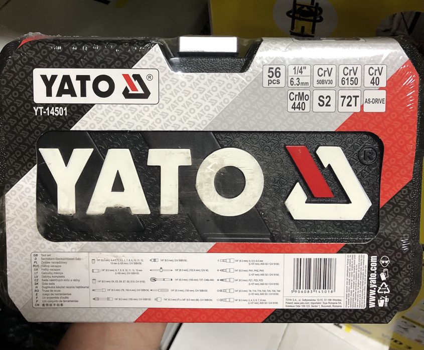 Набор инструментом 56 предметов YATO YT-14501