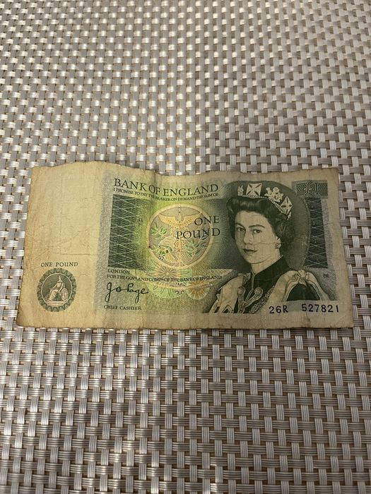 One Pound Sir Isaac Newton bankton