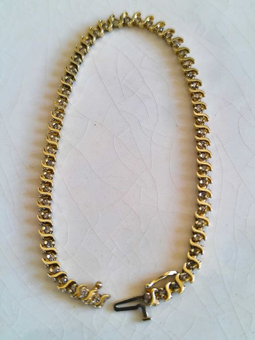 Bransoletka Tenisowa z diamentami 1,47 CT / certyfikat
