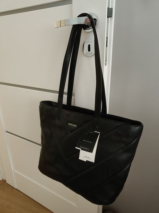 Torba torebka Puccini czarna NOWA