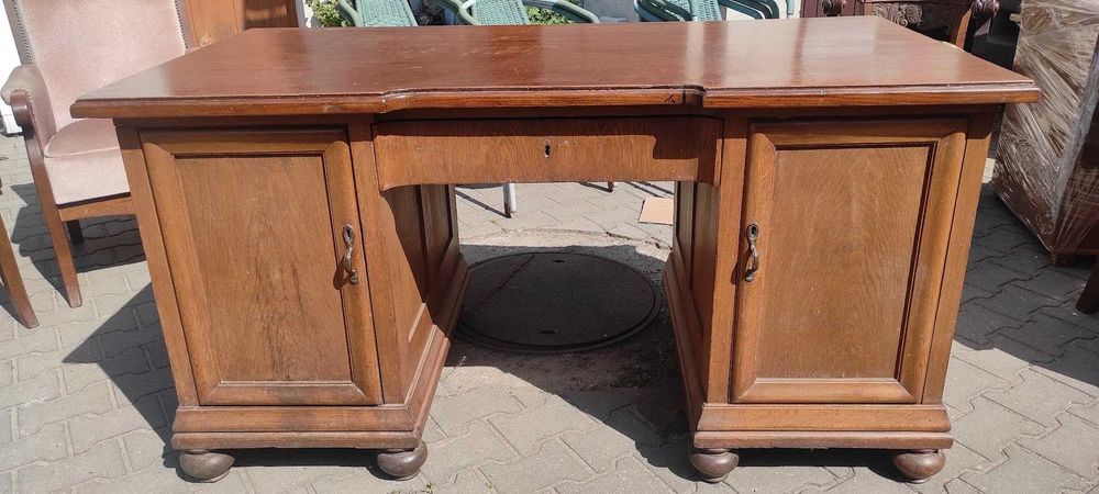 Bardzo ładne stare biurko dębowe antyk stare biurko !!