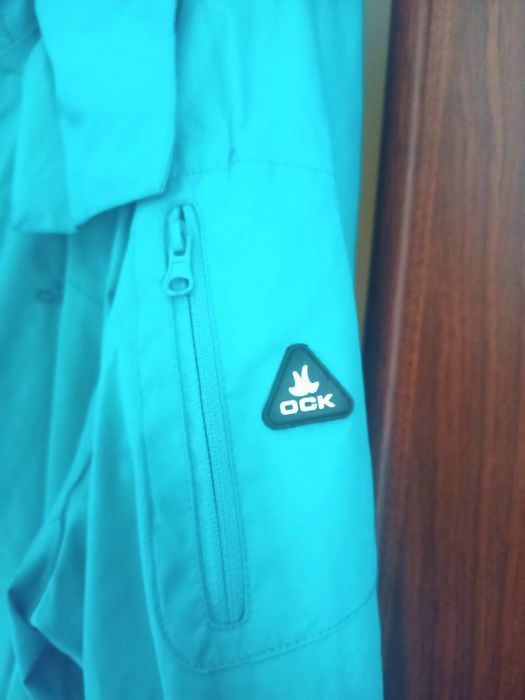 OCK kurtka damska 46 wiosna lato jesień niebieska turkusowa wiatrówka