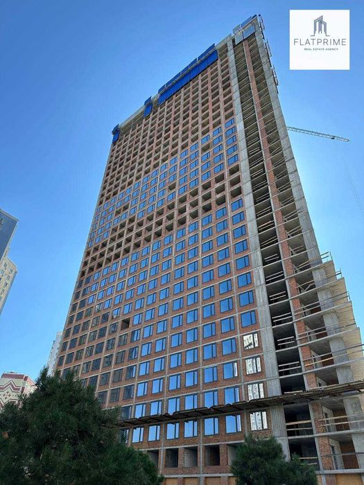 ЖК Метрополіс. 1к квартира. 46,82м2. Новобудова. Спп 1%.