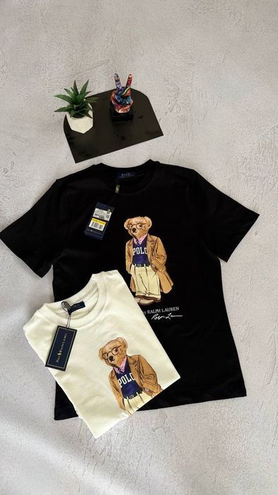 Чоловіча  мужская футболка Polo Ralph Lauren  поло ведмедик