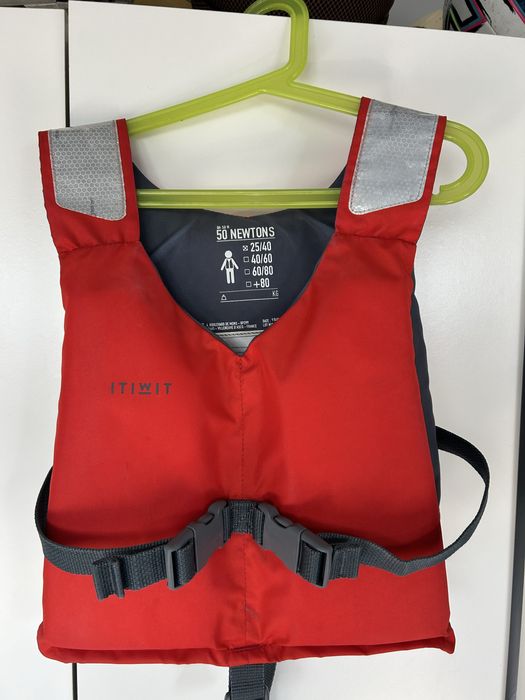 Kamizelka kapok dla dzieci na kajak sup decathlon Tribord 25/40 kg