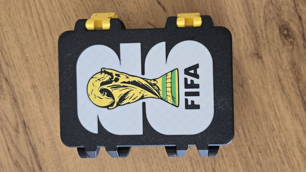Caixinha para figurinhas da copa