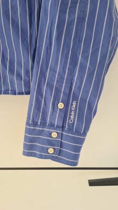 Koszula Calvin Klein paski krótka oryginalna S