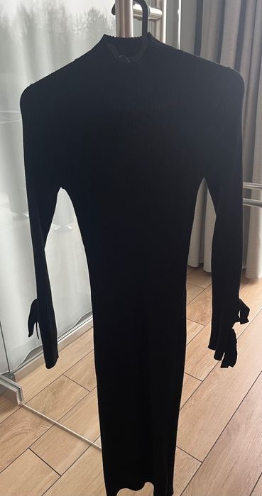 Sukienka guess czarna dzianina