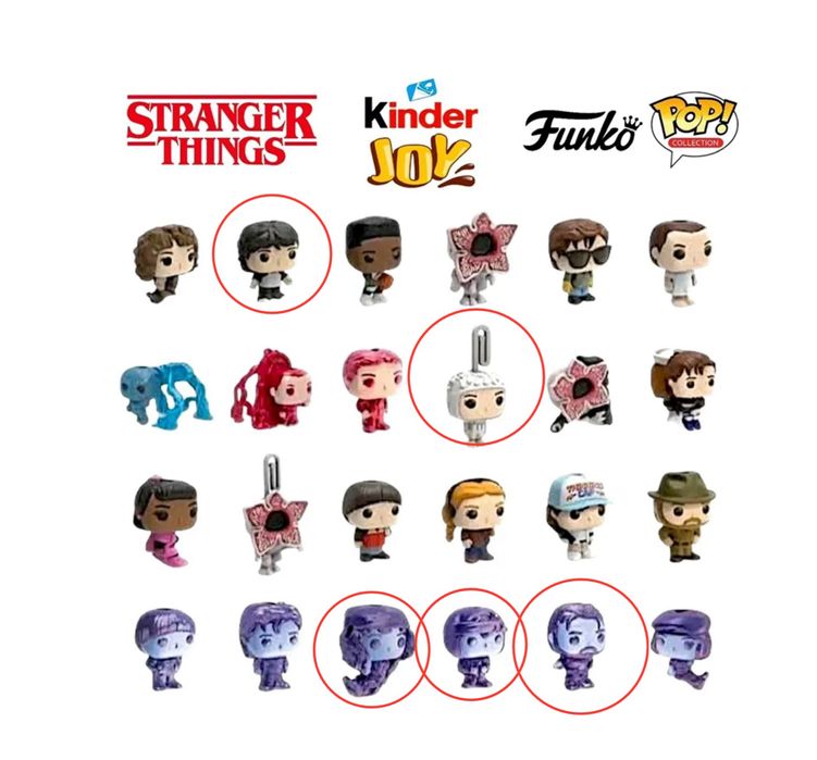 Фігурки Kinder Joy Stranger Things