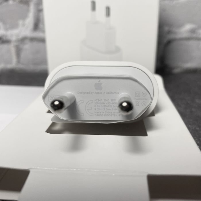 Оригинальный блок зарядки Айфон 20W | Швидка зарядка USB-C  | OEM