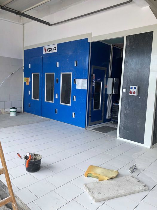Kabina komora lakiernicza FOBO ściana lakiernia malarnia od ręki !!