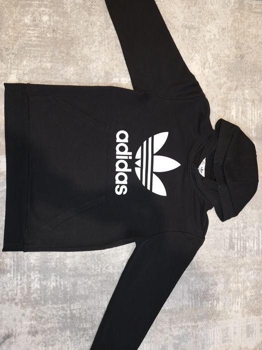 Bluza Czarna ADIDAS Męska 164cm