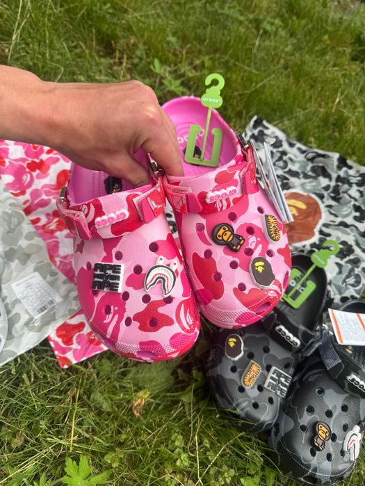 ‼️Розпродаж ‼️ Crocs x Bape/ крокси бейп