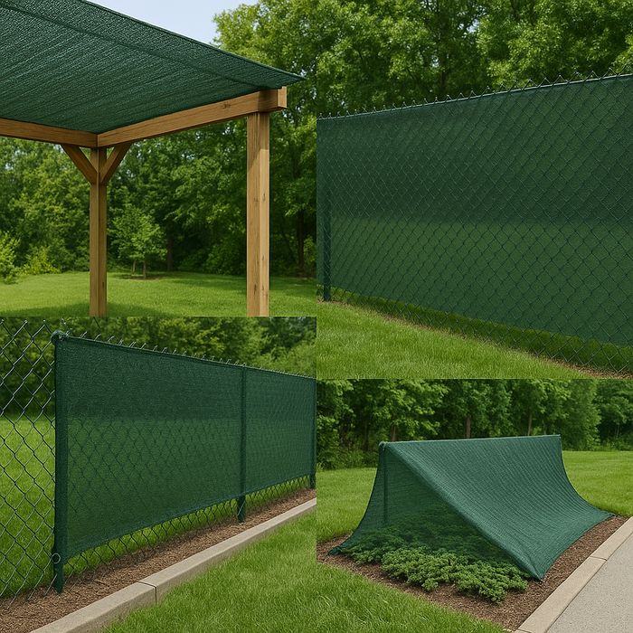 Затіняюча сітка рулони та метраж, 45 - 95%, кліпси