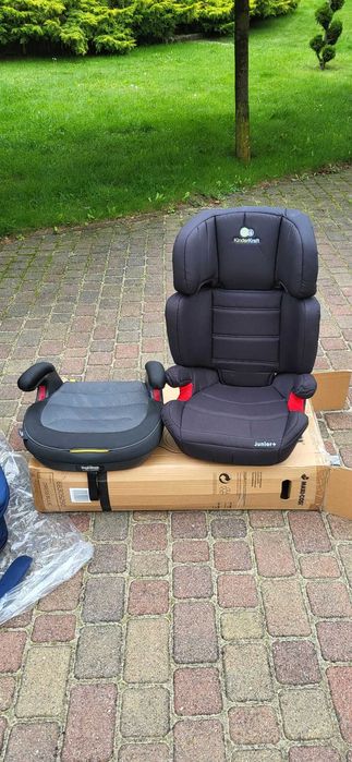 Wózek MAXI-COSI, fotelik KinderKraft Junior+, podstawka isofix PEG PEREGO