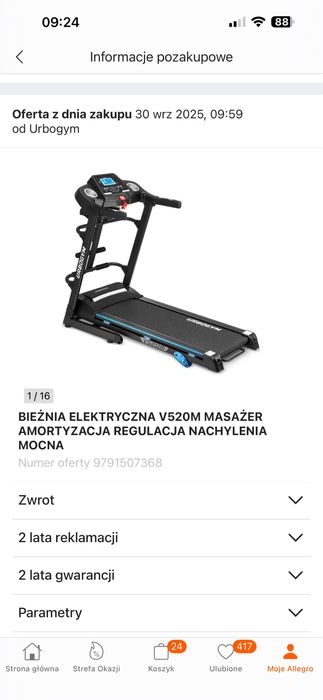 Bieznia ekektryczna urbogym