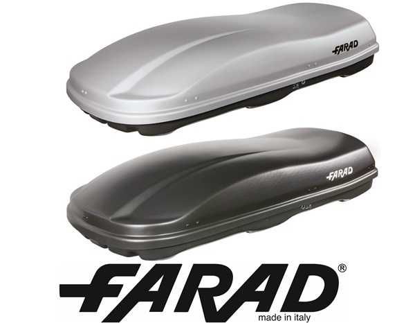 Farad 680 Litre Roof Box FARAD Roof Box MARLIN F3 680L Black - Main Image