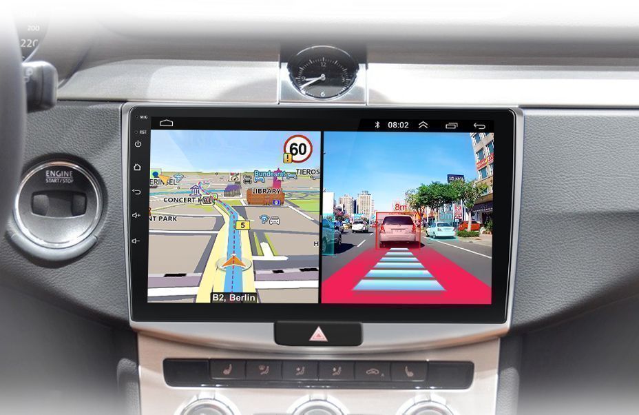 VW Passat B6 B7 CC 2005–2015 – Radio Android 15 10.1" CarPlay Android Auto 2GB/32GB GPS Nawigacja Stacja Multimedialna WiFi Bluetooth DSP PL