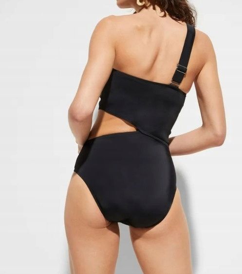 B.P.C kostium kąpielowy czarny odkryte plecy 44.