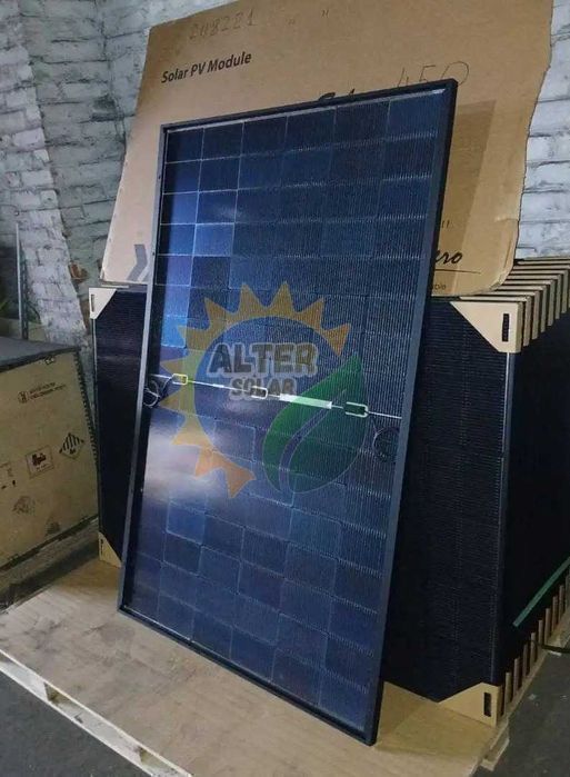 ‼️‼️‼️80$ Сонячні панелі Jinko Solar Tiger Neo 450Вт, JKM450N-48HL4M-BDV, N-type, Double Glass, Bifacial, HOT 3.0, Anti-PID