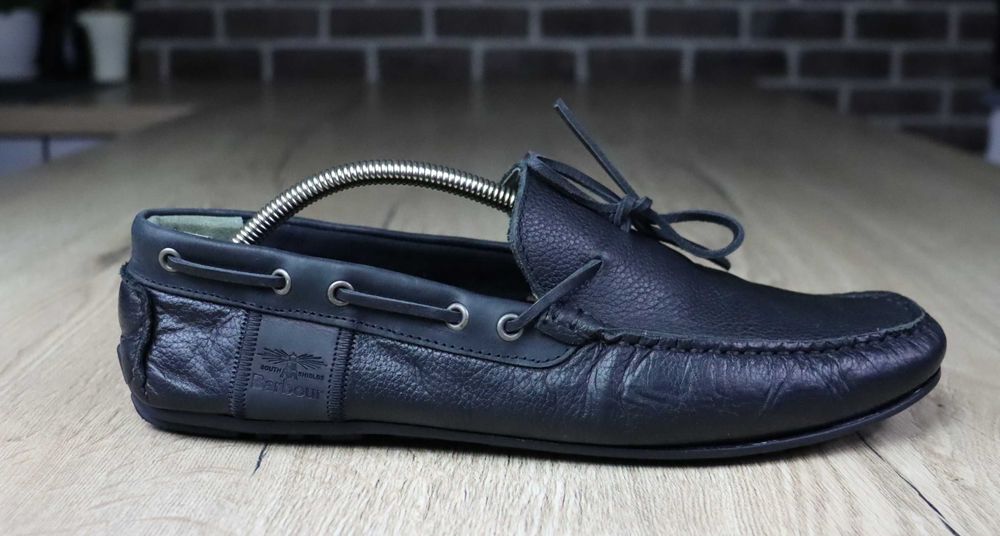 Barbour skórzane męskie mokasyny 43 (28,5 cm)