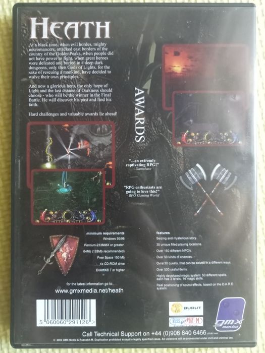 Heath - The Unchosen Path for PC64284554429443121