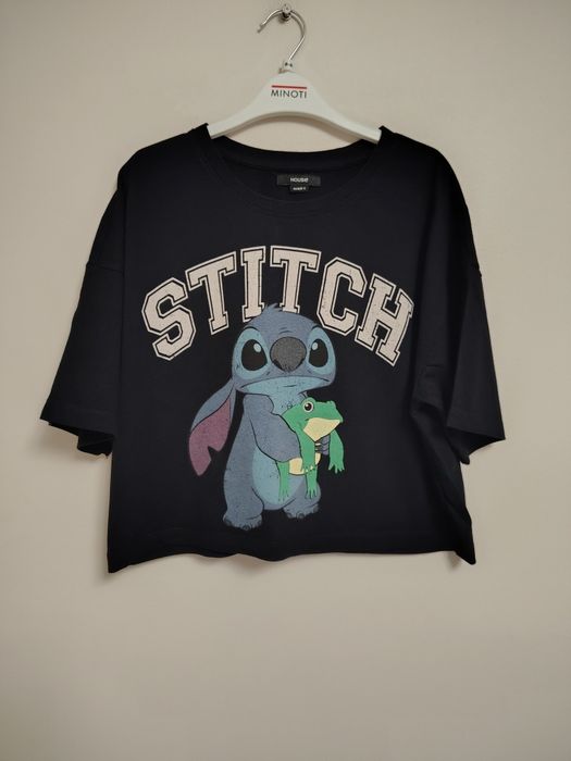 Koszulka, t-shirt,crop top,Stitch, S, House