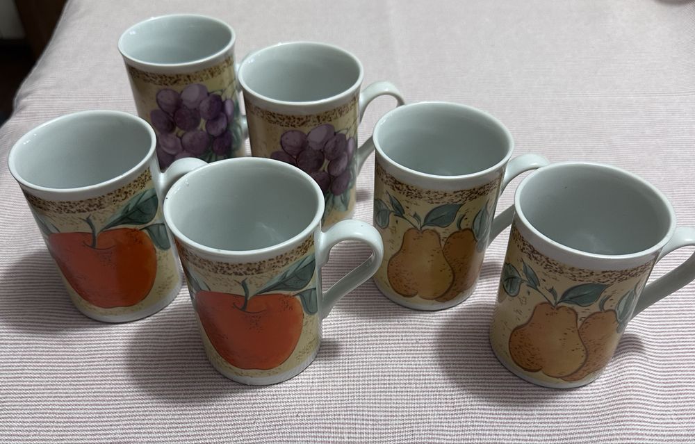 Conjunto de 6 canecas