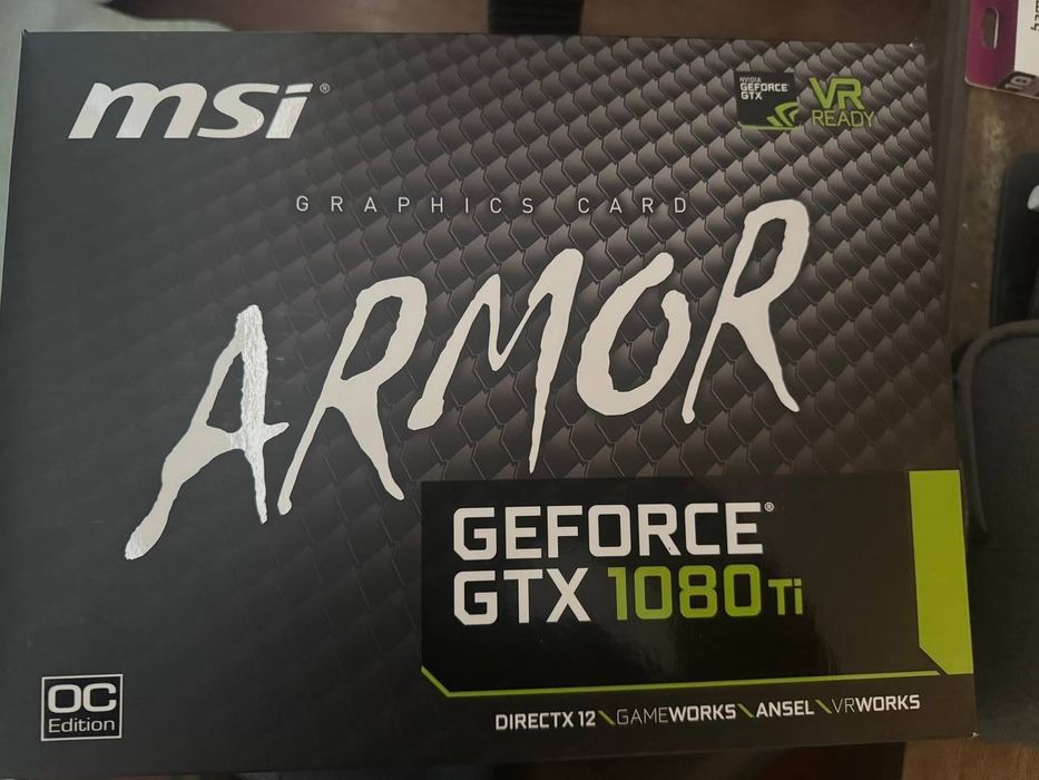 MSI 1080ti Armor - Como nova, praticamente sem uso- Descida de Preço