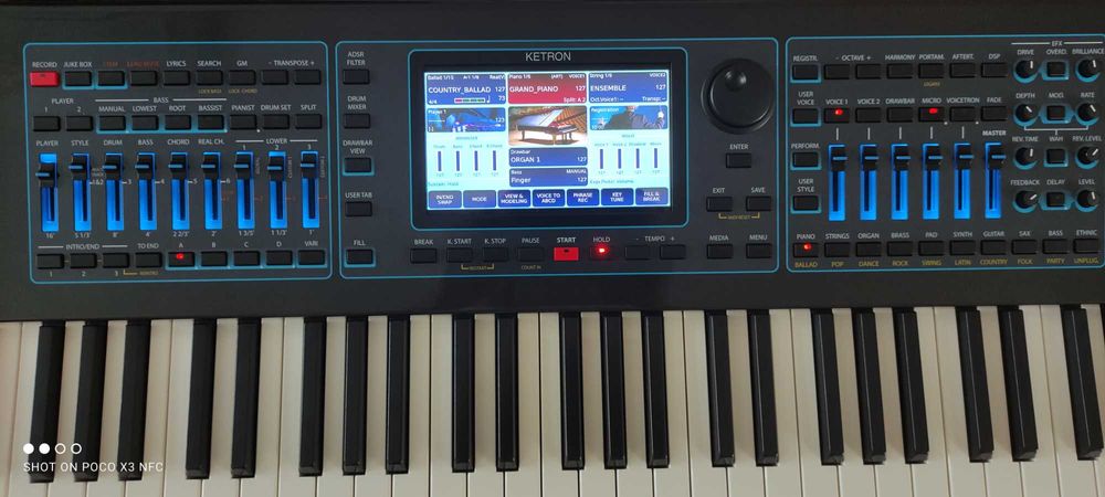 Ketron Event 76+3 paczki styli i barw