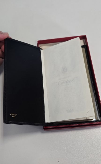 * Cartier * Pasha - skórzane etui / organizer / kalendarz - NOWE