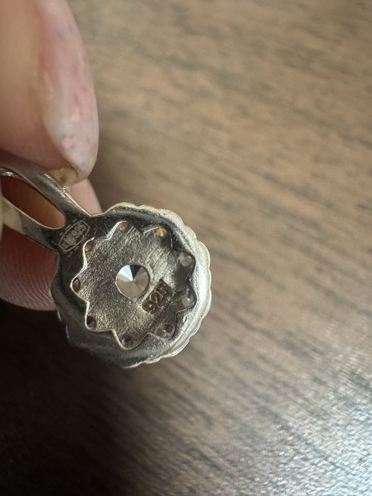 Срібна підвіска родована