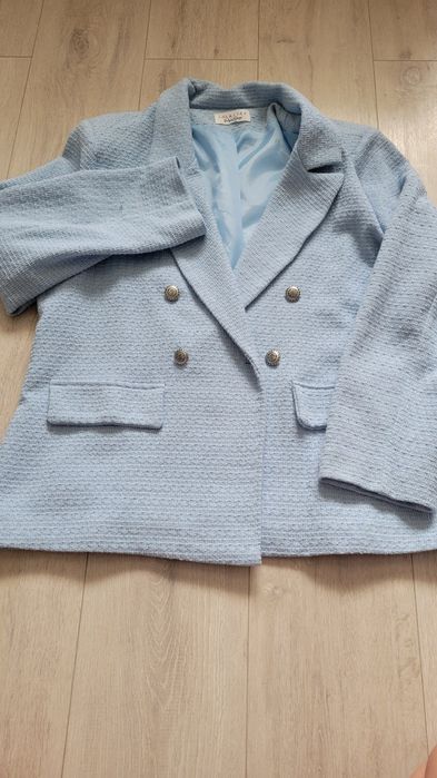 Вінтажний блакитний жакет