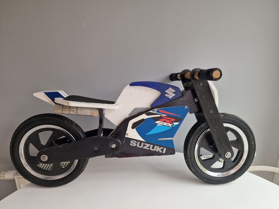 Suzuki GSX R rowerek biegowy motocykl Kiddymoto