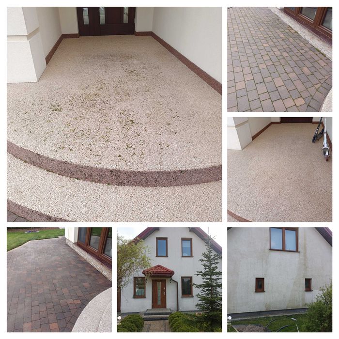 Wycinka drzew, usługi alpinistyczne, mycie dachów, malowanie dachów.