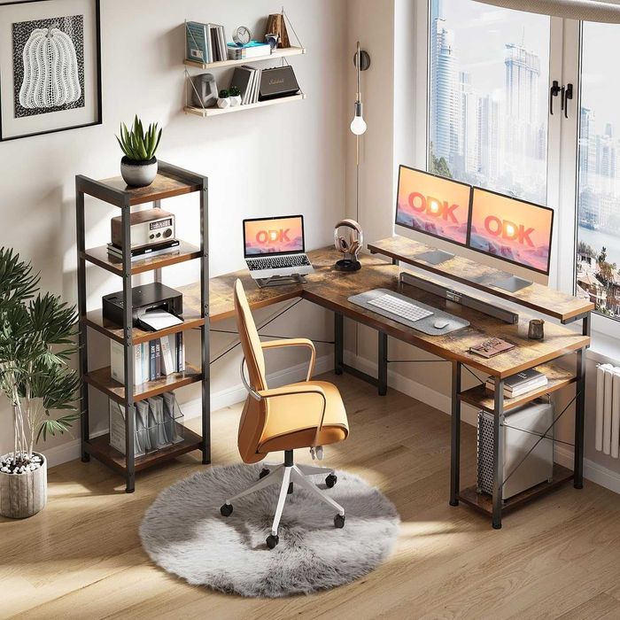 Nowe biurko narożne / stół / blat / ODK / loft / Vintage !A3427!