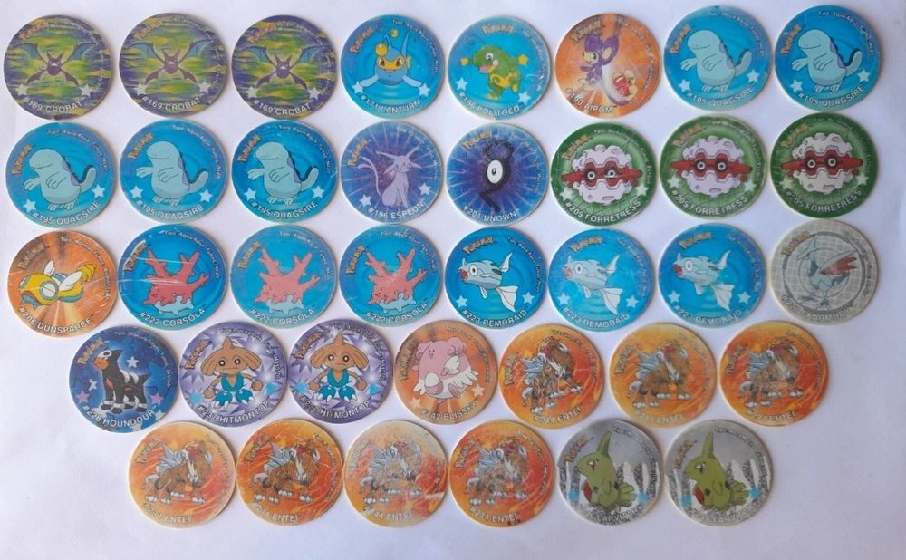 Pokemon Tazos Sticker - venda à unidade