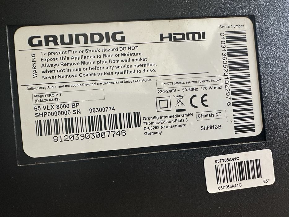 Телевізор 65 Дюймів Grundig