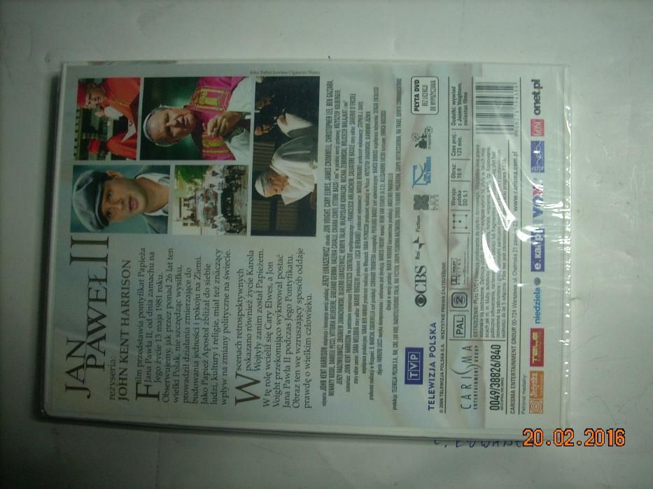 DVD Jan Paweł II Jon Voight nowy