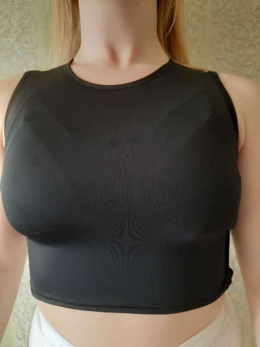 Топ со шнуровкой на спине м-л