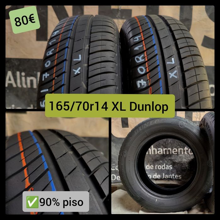 Pneus usados 165/70r14  185/65r14