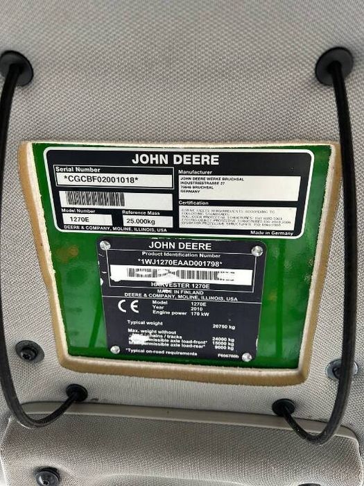 Харвестер JOHN DEERE 1270E
