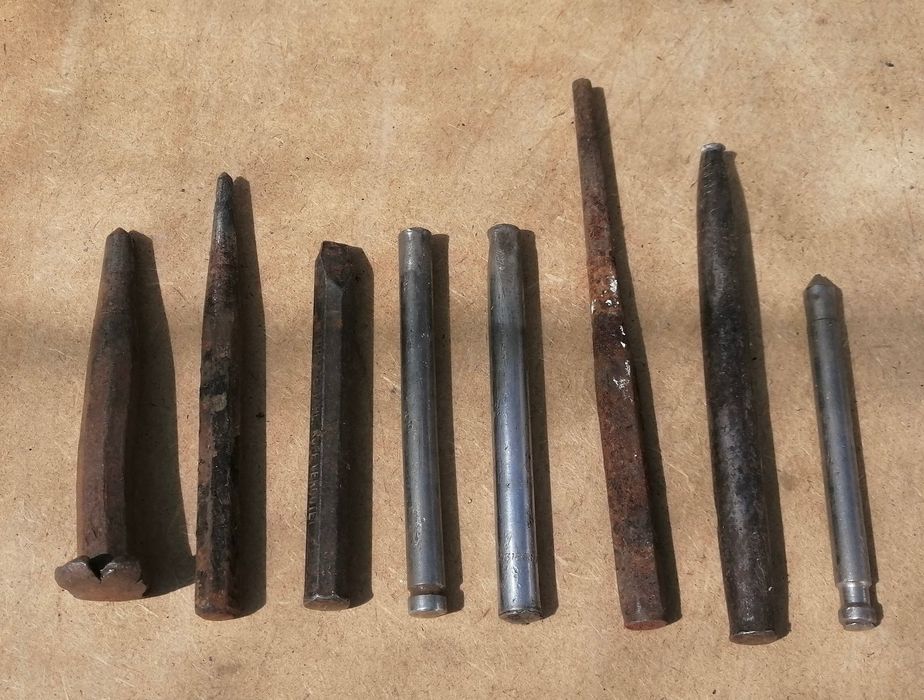 conjunto de punções de mecanica