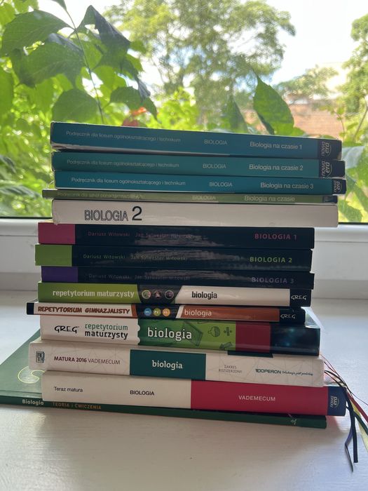 Ksiażki maruralne biologia, podręczniki, repetytoria
